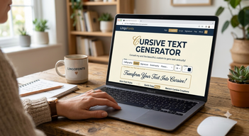 cursive text generator