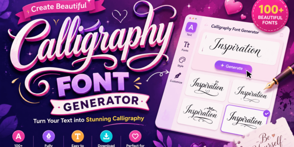 Calligraphy Font Generator