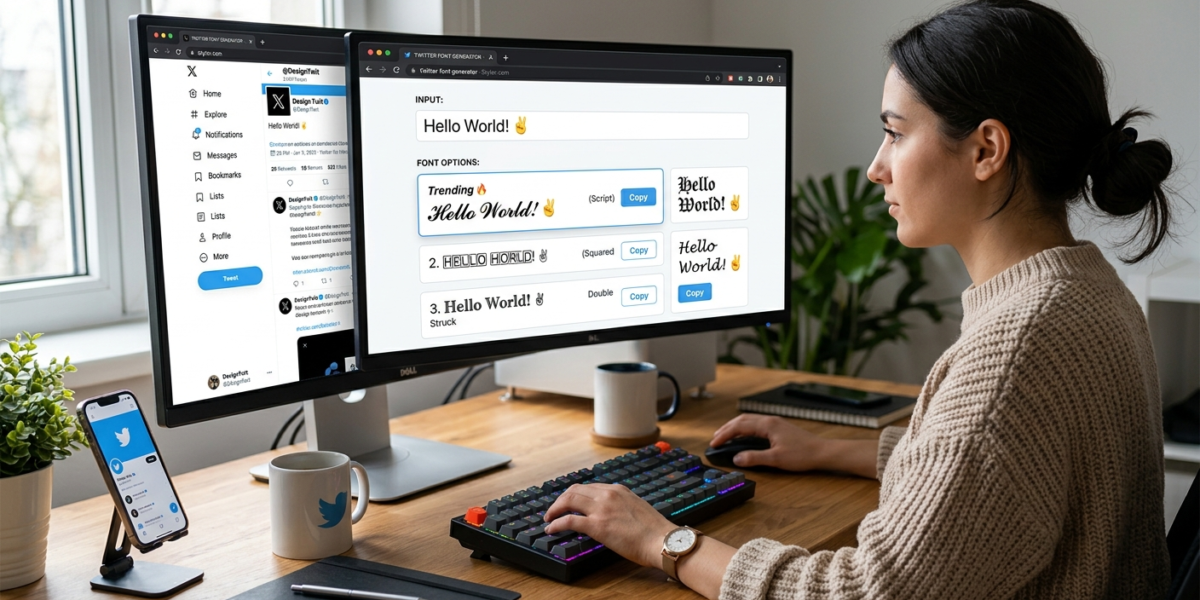 twitter font generator