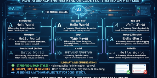 How AI Search Engines Read Unicode Text (Tested on 9 Styles)