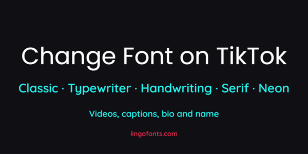 How to change font on TikTok: text styles on a video, bio and caption